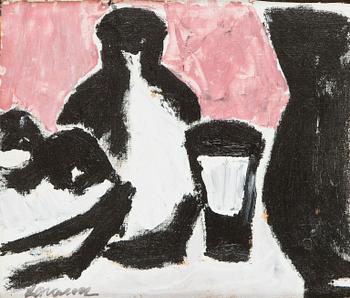 Ahti Lavonen, Punataustainen Asetelma.