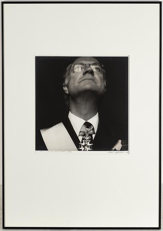 Hans Gedda, photograph signed and dated -96.