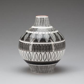 VAS, keramik, "Grafika", Ingrid Atterberg, Upsala-Ekeby.