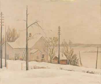 VÄINÖ KAMPPURI, oil on canvas, signed and dated -41.