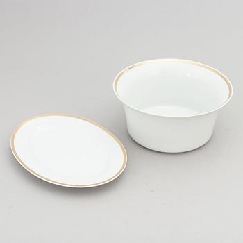 Versace, tableware, 29 pcs, porcelain, "Ikarus Medallion Méandre d'Or", Rosenthal.