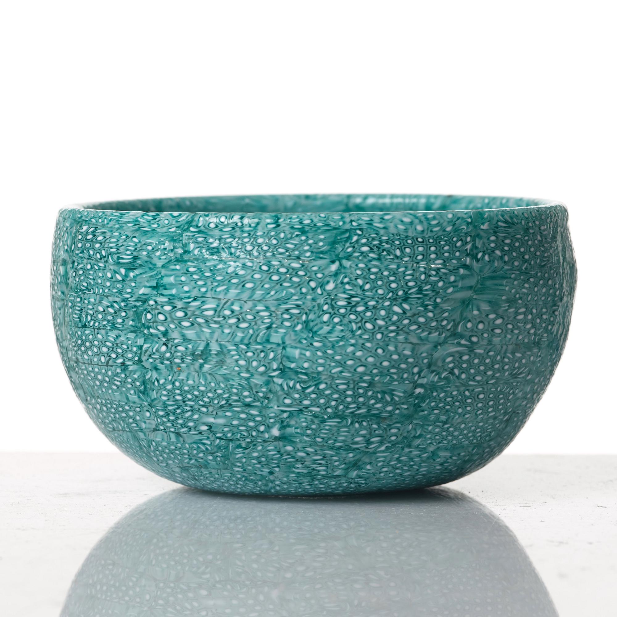Paolo Venini, a 'Murrine' glass bowl, Venini, Italy 1960's.
