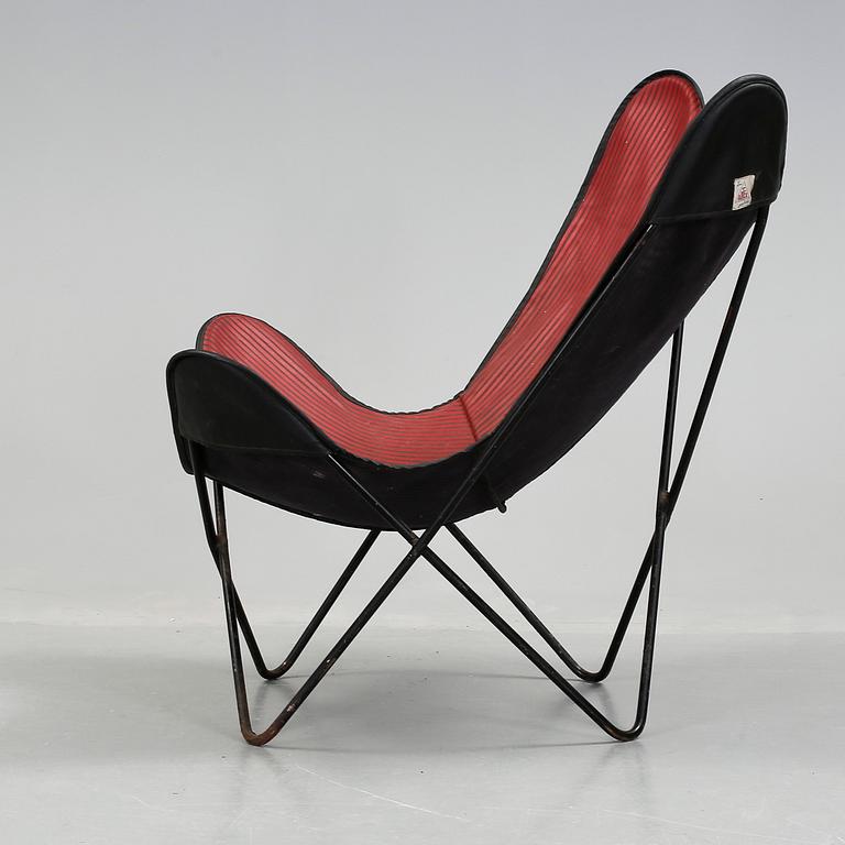 FLADDERMUSFÅTÖLJ, "Butterfly chair", 1900-talets mitt.