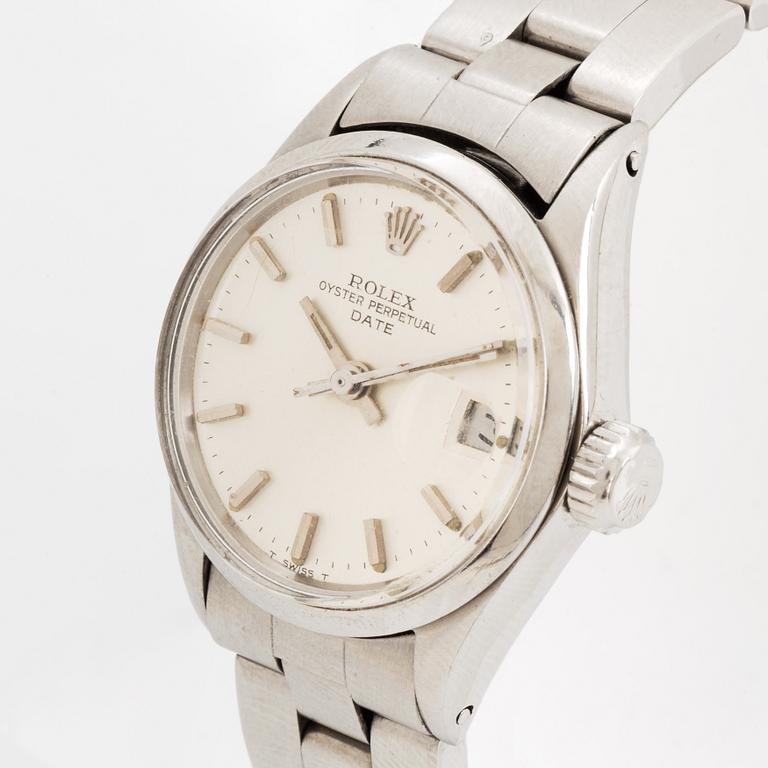 Rolex, Oyster Perpetual, Date, armbandsur, 25 mm.