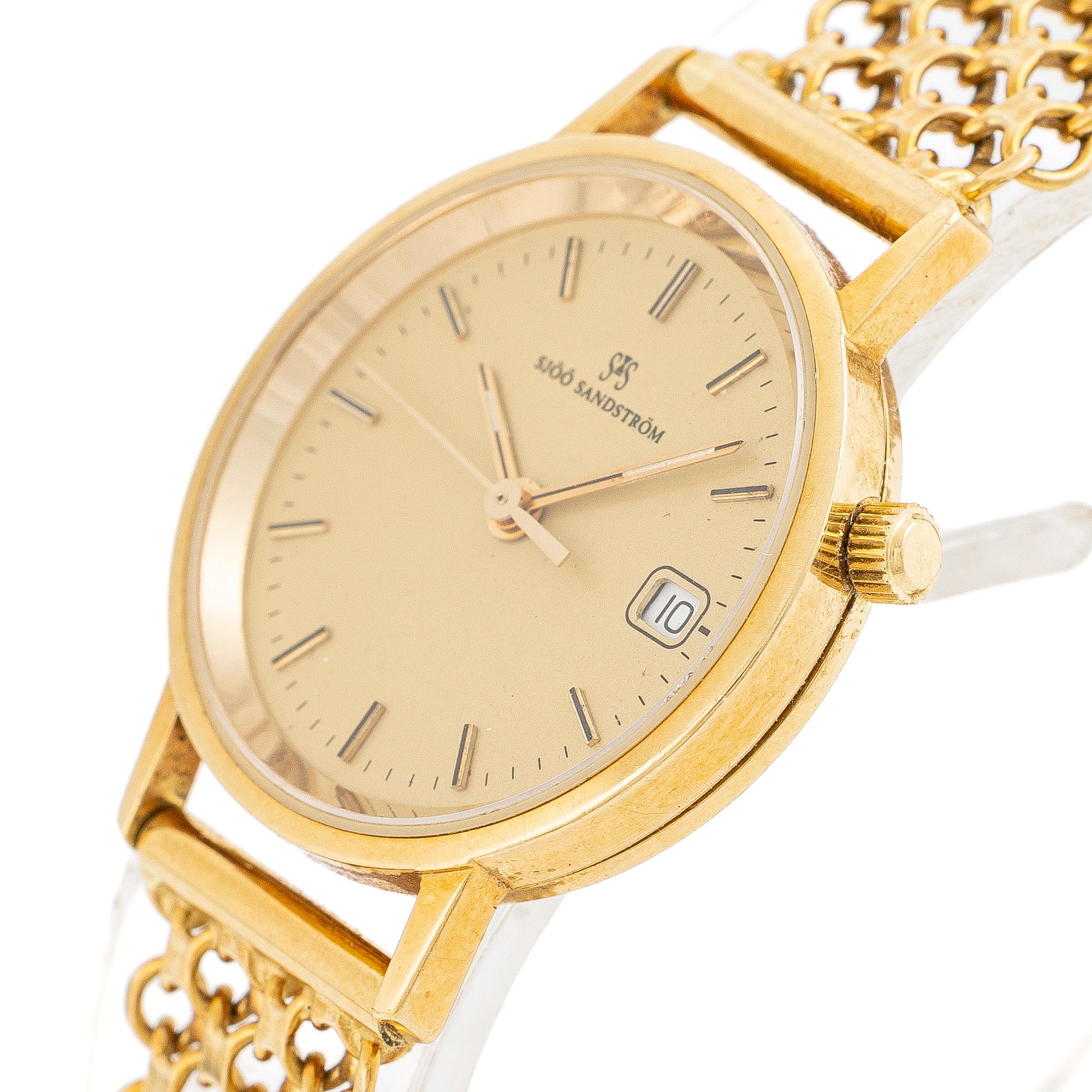 Sjöö Sandström, wristwatch, 24 mm.