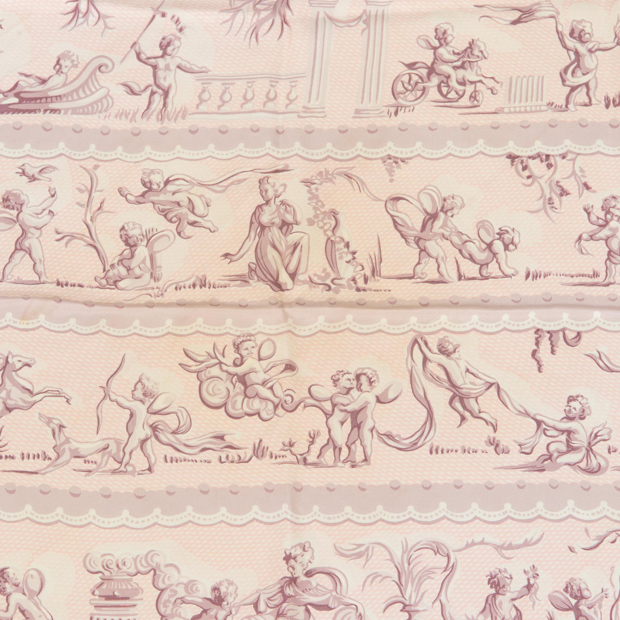 Hermès, huivi "Chérubins - dentelles".
