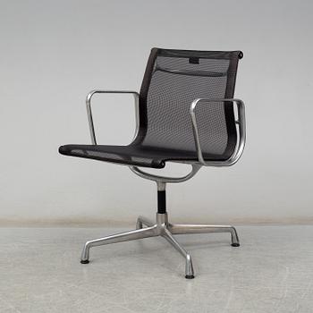 CHARLES & RAY EAMES, a model EA107 desk chair from Vitra.