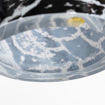 Kjell Engman, a unique glass sculpture, Kosta Boda, Sweden, 1999.