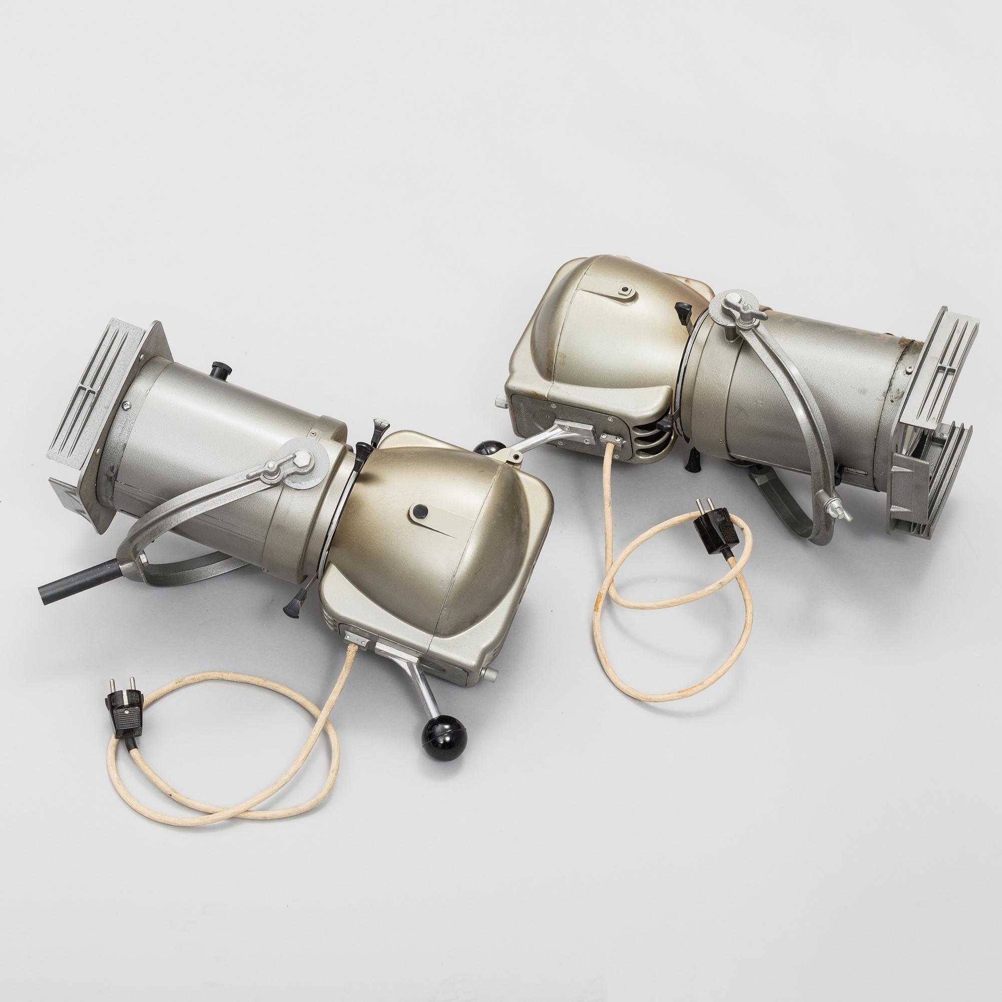 Two Strand Electric lamps, England, 20th century.