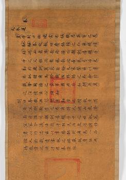 RULLMÅLNING, Kina, 1900-tal.