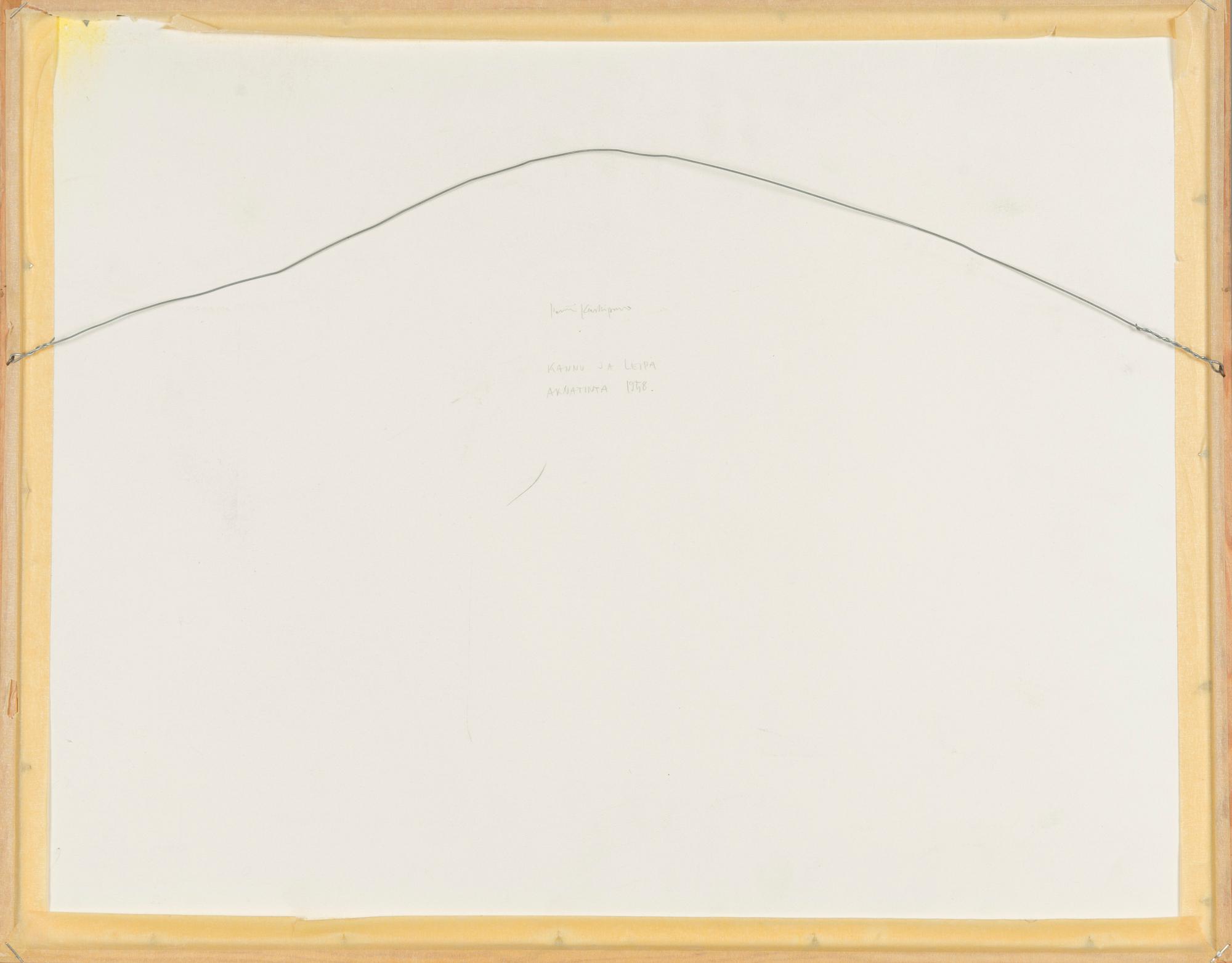 Pentti Kaskipuro, "Kannu ja leipä".