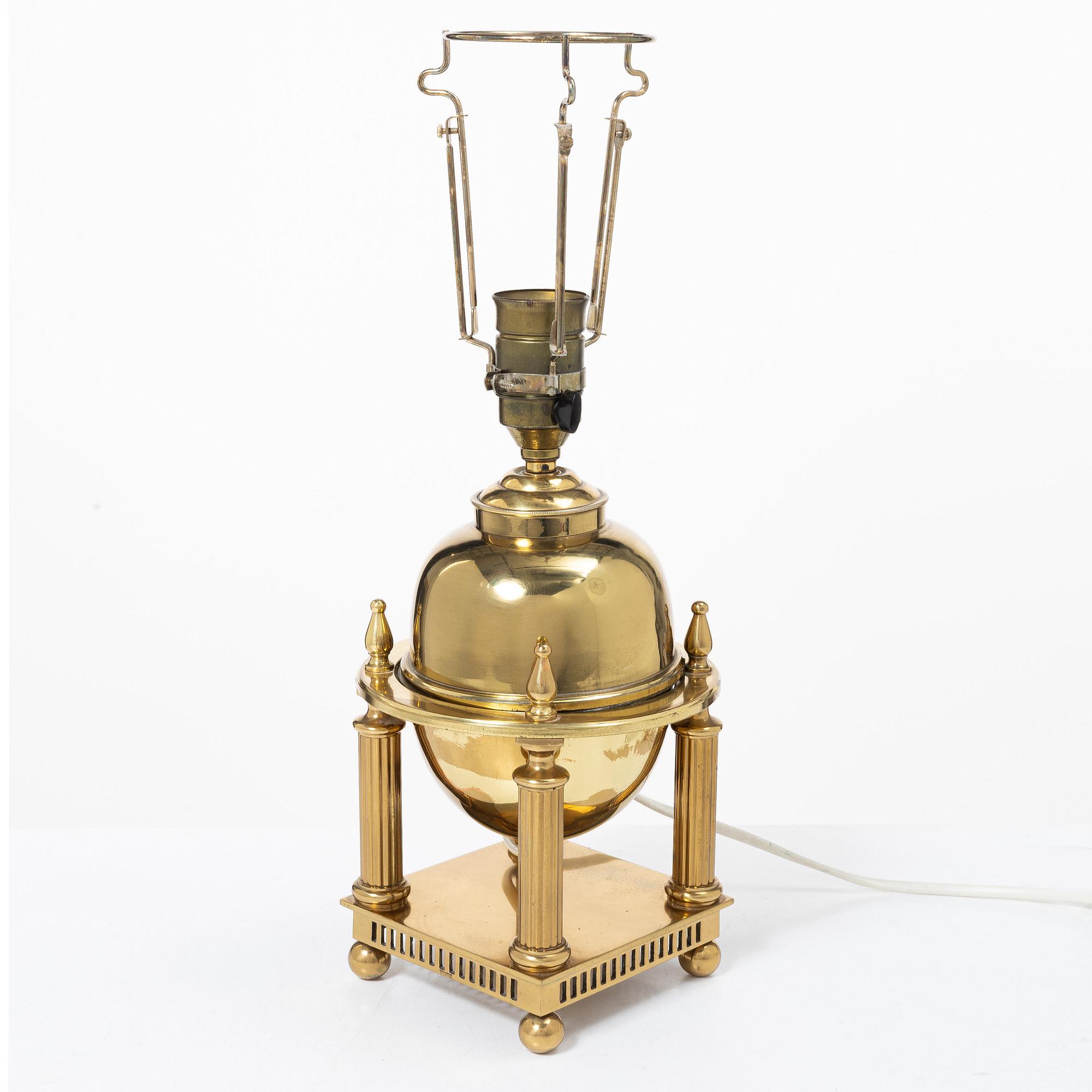Bordslampa, Gusums bruk, 1900-talets första hälft.