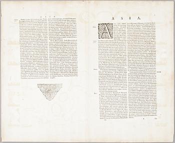 KARTA, efter Blaeuw, 1700-tal.