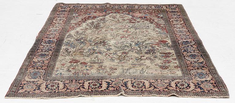 Carpet, Mobareke Isfahan, approximately 200 x 132 cm.