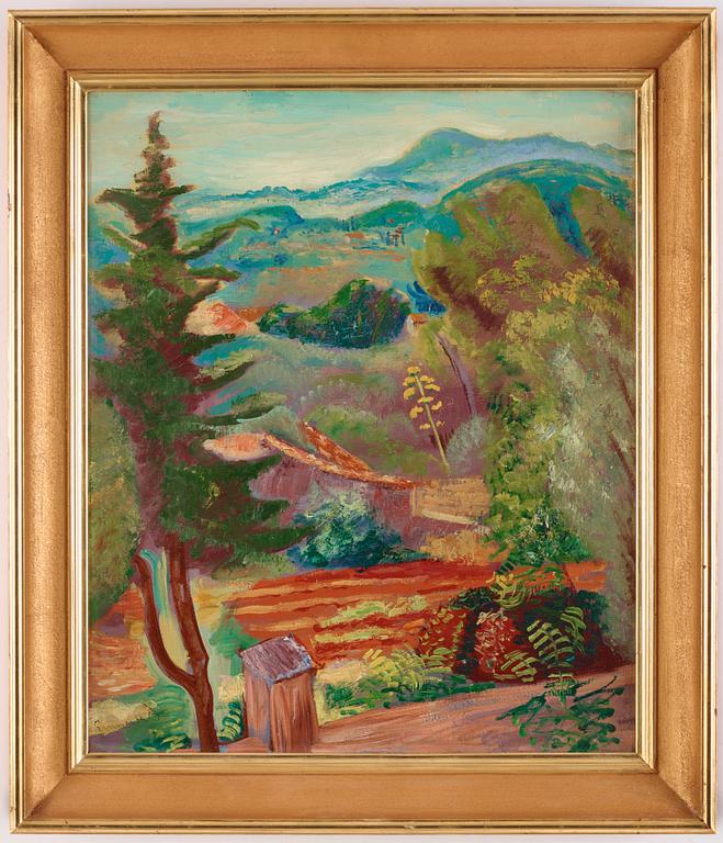 Isaac Grünewald, View of a Southern Landscape.
