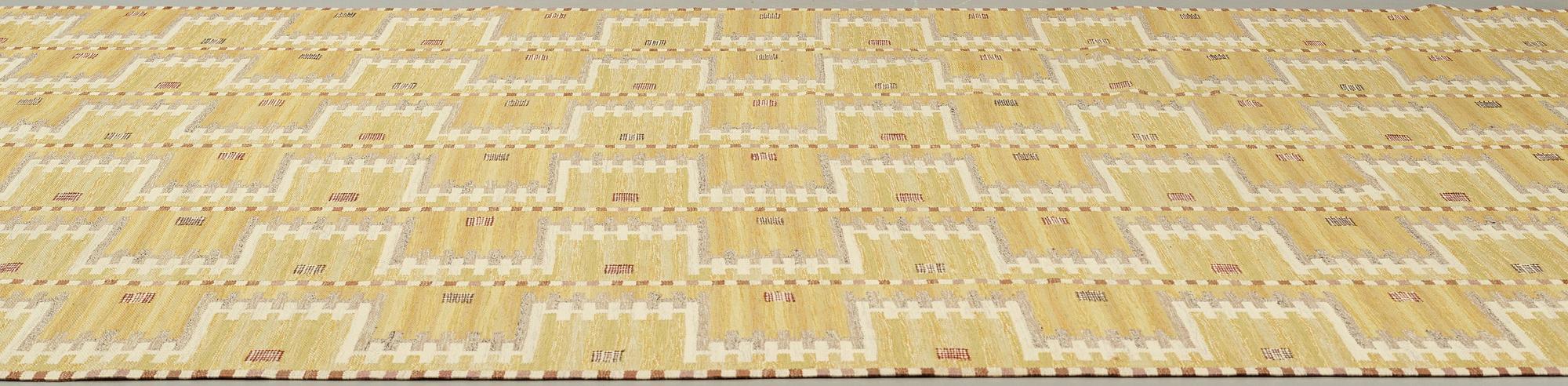 Marianne Richter, MATTA, "Gula havet", rölakan, ca 527 x 288,5 cm, signerad AB MMF MR.