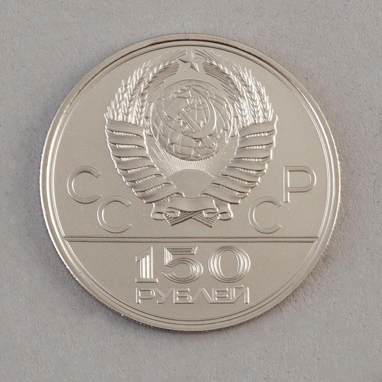 MYNT, platinum, 150 rubel, Ryssland, 1978.