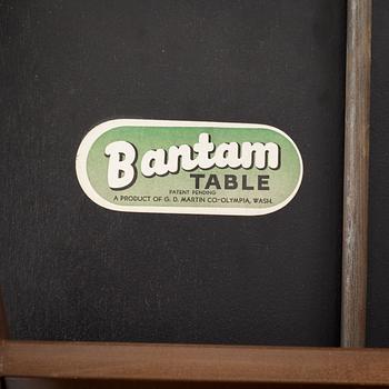 DRINKBORD, 4 st "Bantam table", 4 st. 1900-talets andra hälft.