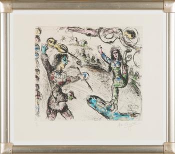 Marc Chagall, 'Acrobate et Violiniste'.