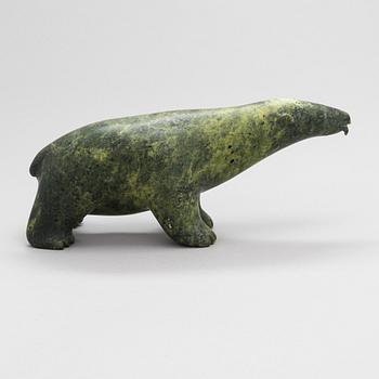 Unknown artist, an inuit soapstone sculpture, signed, 20th century.