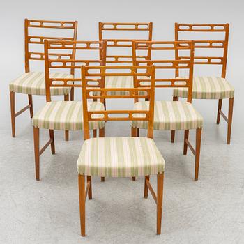 David Rosén, stolar, 6 st, "Futura", Nordiska Kompaniet, 1950-tal.