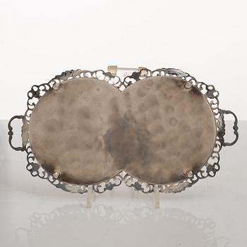 Kaffeservis, 4 delar, silver, rokokostil, GEWE, Stockholm 1976.