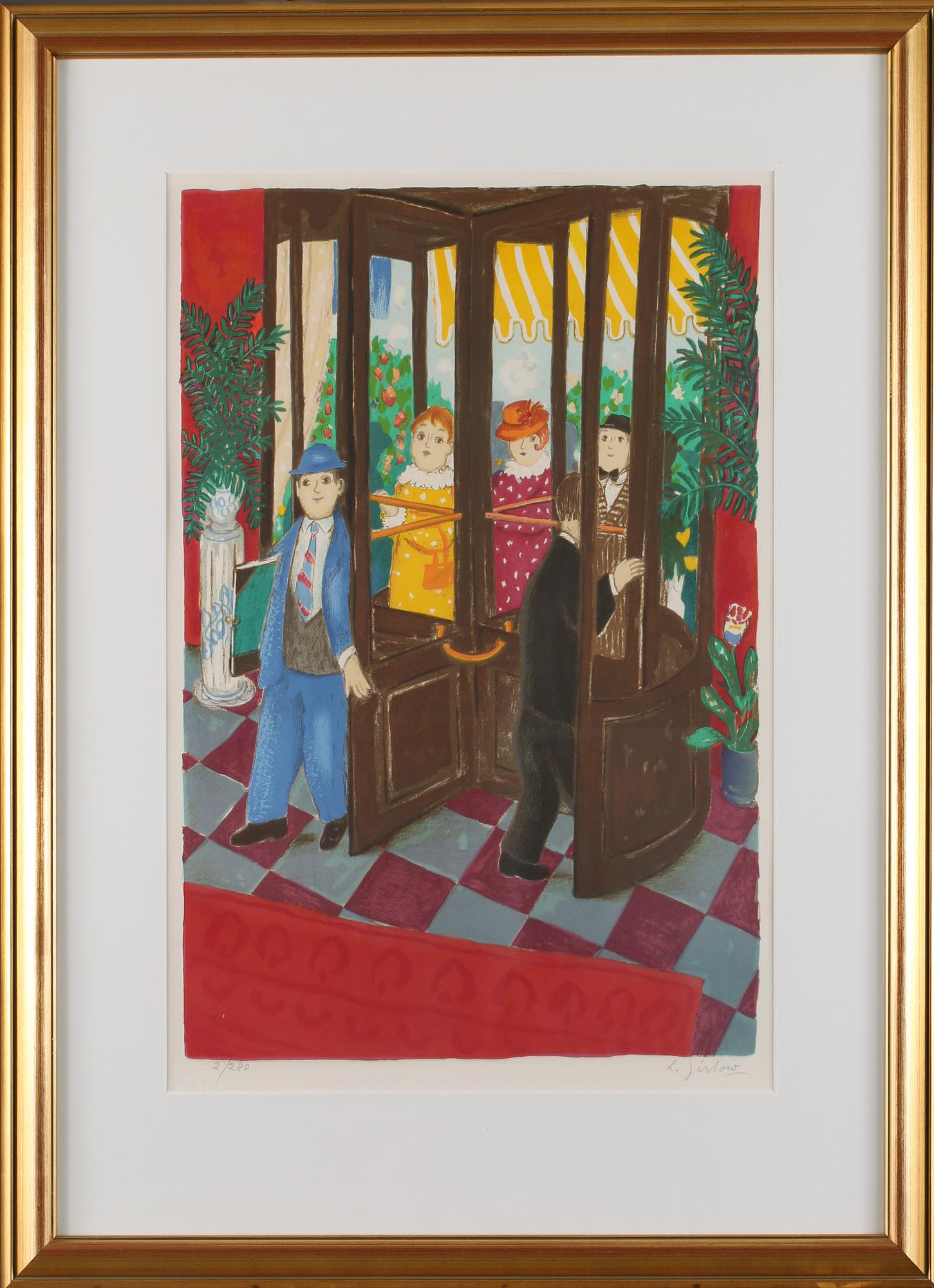 LENNART JIRLOW, färglitografi, signerad och numrerad 2/280.