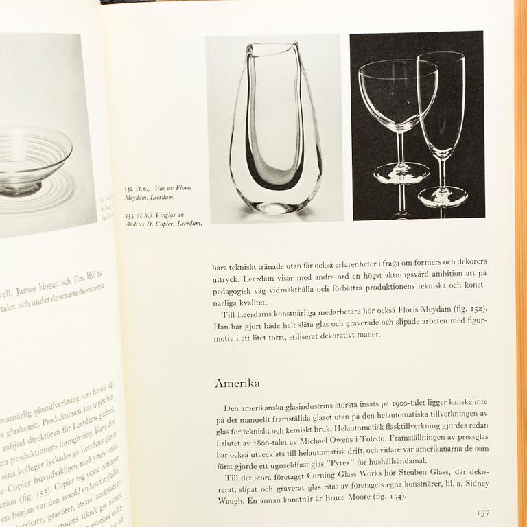 a lot of books about swedish and norwegian glass, including "Svenskt glas", Jan Brunius, Elisa Steeberg, 1995.