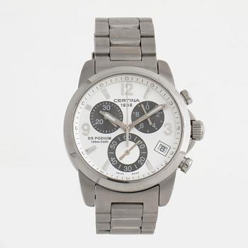CERTINA, DS Podium (100 m/330 ft), armbandsur, 40 mm, kronograf.