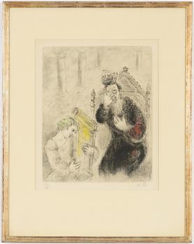 Marc Chagall, "Saül et David", from "La Bible".