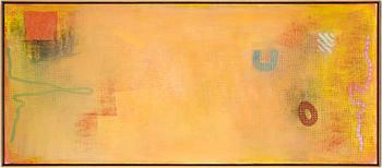 Robert Natkin, oil on canvas, staped and numbered verso.