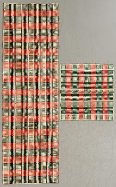 2 swedish textile/cloth.