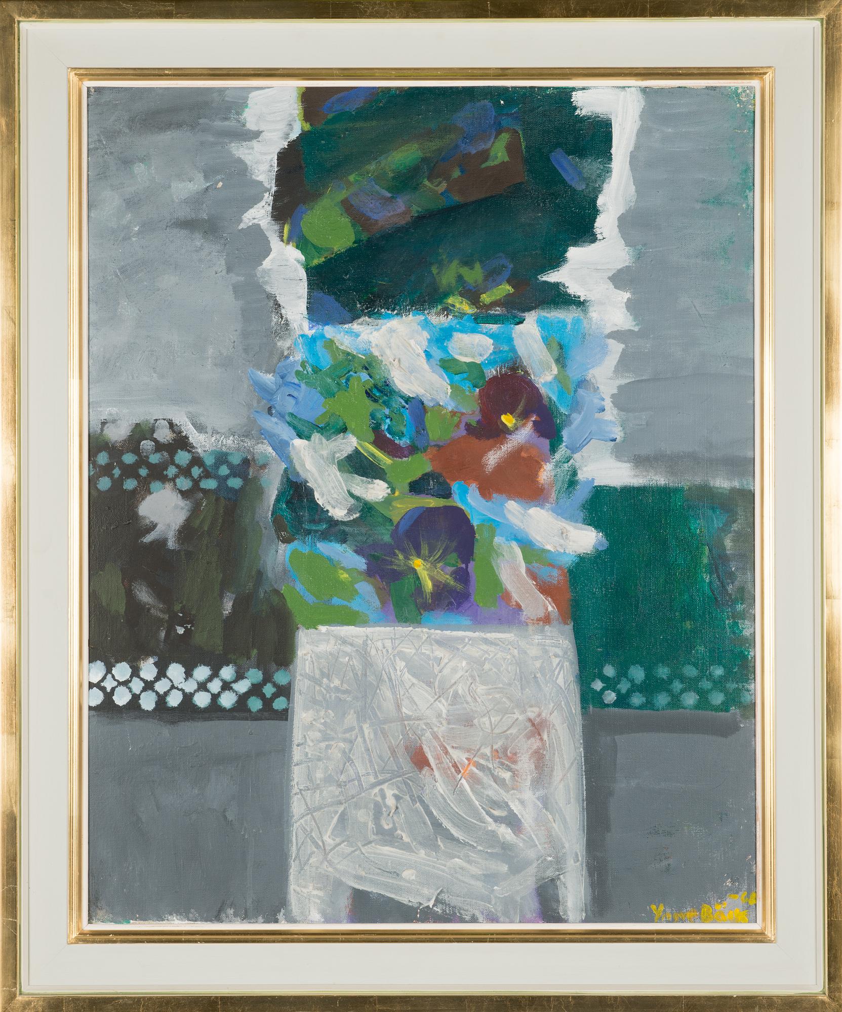 Yngve Bäck, olja på duk, signerad.