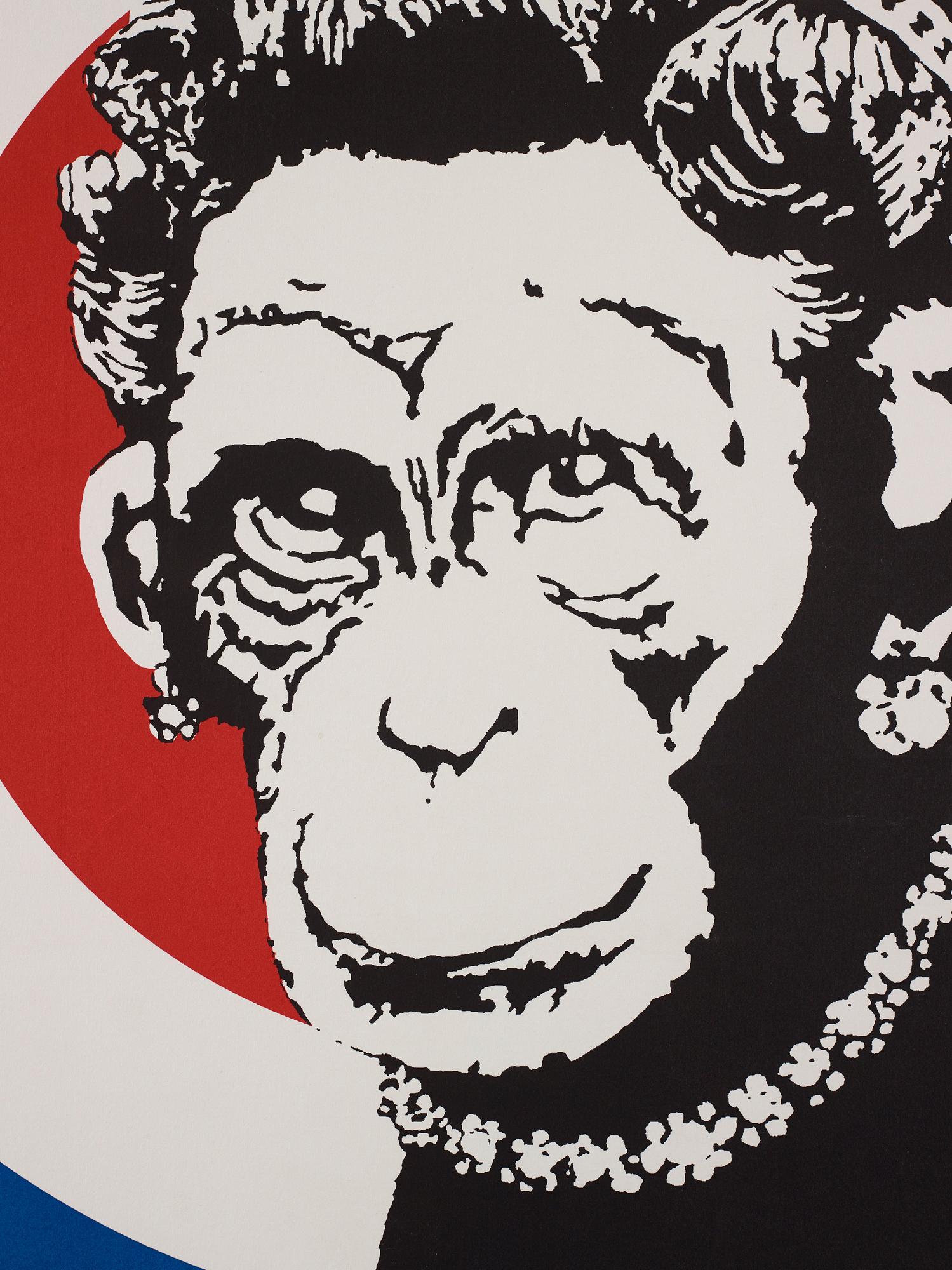 Banksy, "Monkey Queen".