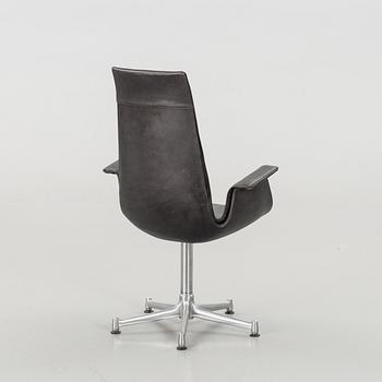 A ARMCHAIR "TULIP" BY PREBEN FABRICIUS & JÖRGEN KASTHOLM FOR KILL INTERNATIONAL DEUTSCHLAND 1960-70'S.