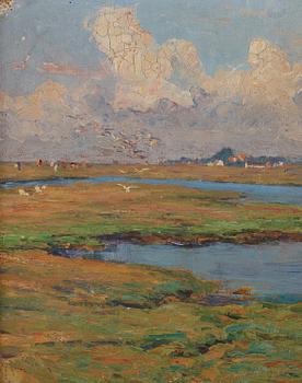 Charlotte Wahlström, "Flommen", study from Falsterbo.