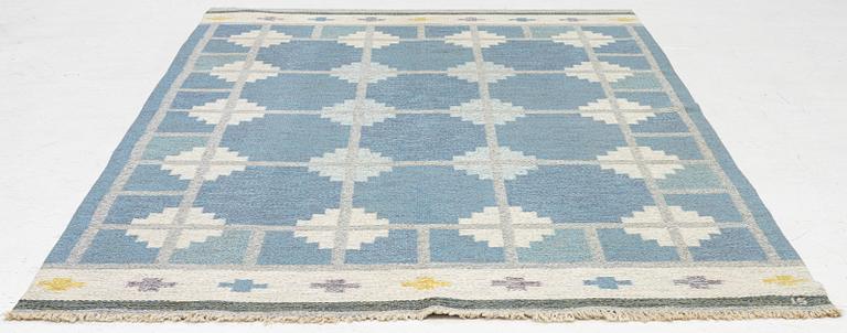 Ingegerd Silow, matta, rölakan, ca 239 x 153 cm, signerad IS.