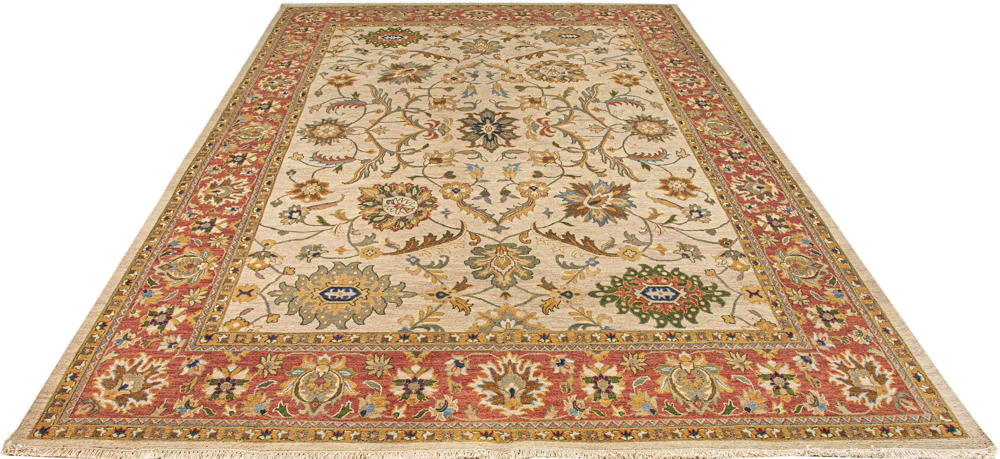 A carpet, Sumak design, ca 367 x 280 cm.