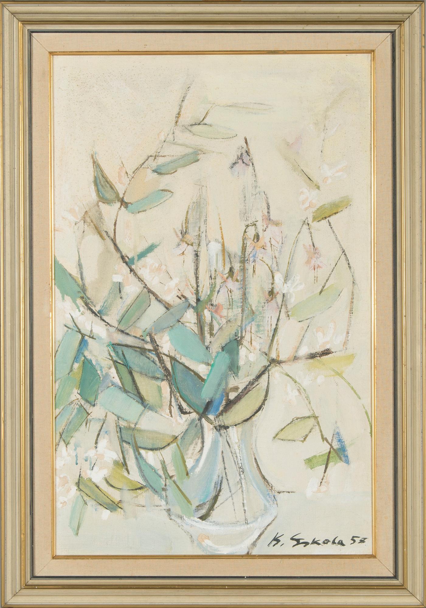 Kalle Eskola, Blommor i vas.