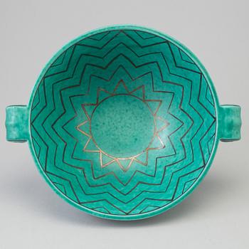 WILHELM KÅGE, an 'Argenta' stoneware bowl from Gustavsberg, 1930's/40's.