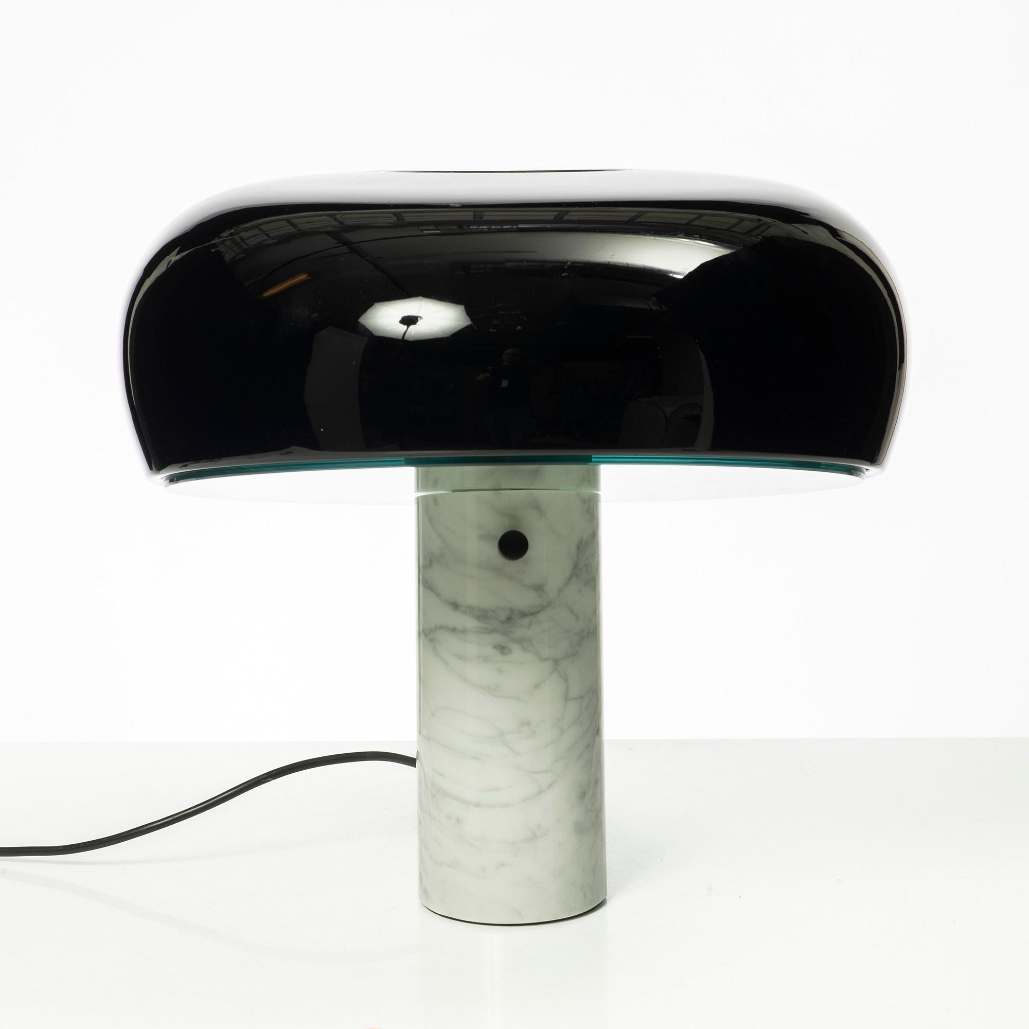 Achille & Pier Giacomo Castiglioni, a 'Snoopy' table lamp, Flos, Italy-.