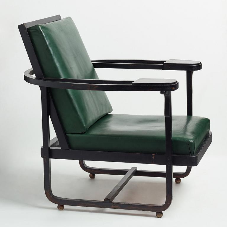 Carl Bergsten, an armchair, by Gemla Leksaksfabrik Diö, for the exhibition in Norrköping Sweden 1906.