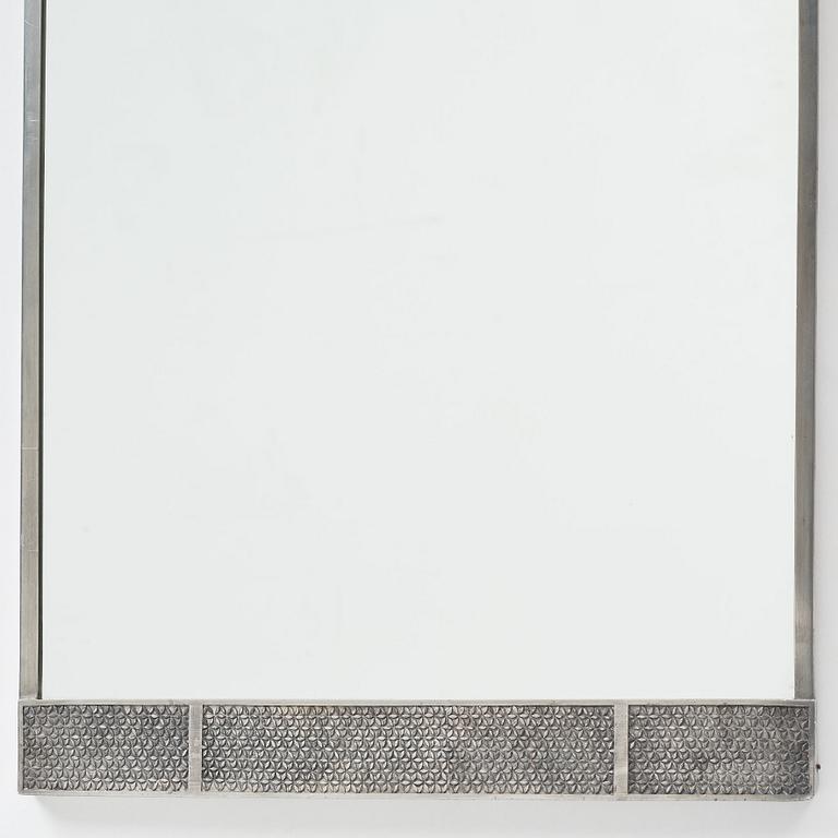 Firma Svenskt Tenn, a pewter framed mirror, Stockholm 1932.