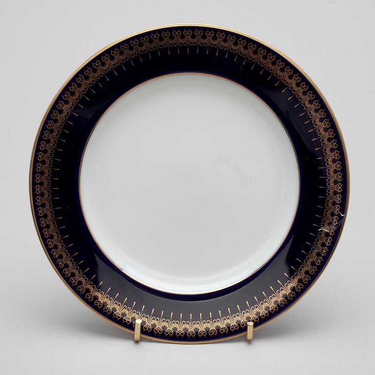 KAFFESERVIS, för 14, porslin, "Romanov" Golden Collection. 1900-talets slut.