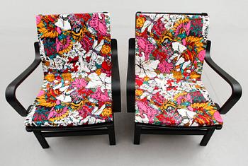 FÅTÖLJER, 1 par, Yngve Ekström, Swedese, 1900-talets andra hälft.