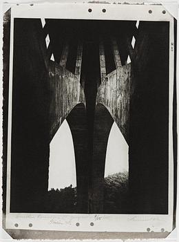 LENNART OLSON, photograph gum print signed and dated 1982 and numbered 9/15.