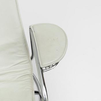 Tord Björklund, a pair of swivel lounge armchairs, 'Exen', IKEA, 1988.
