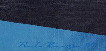 OKÄND KONSTNÄR, olja på duk, sign o dat 85.