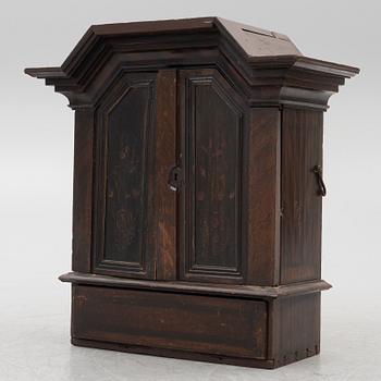 A cabinet, dated 1817.
