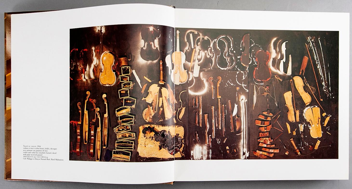 Arman (Armand Pierre Fernandez), FERNANDEZ ARMAN, a book and two signed and numbered lithographs 62/100.